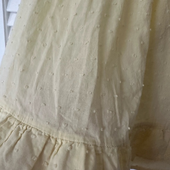 Le Petit Elle Swiss dot yellow dress 4T - Picture 2 of 6